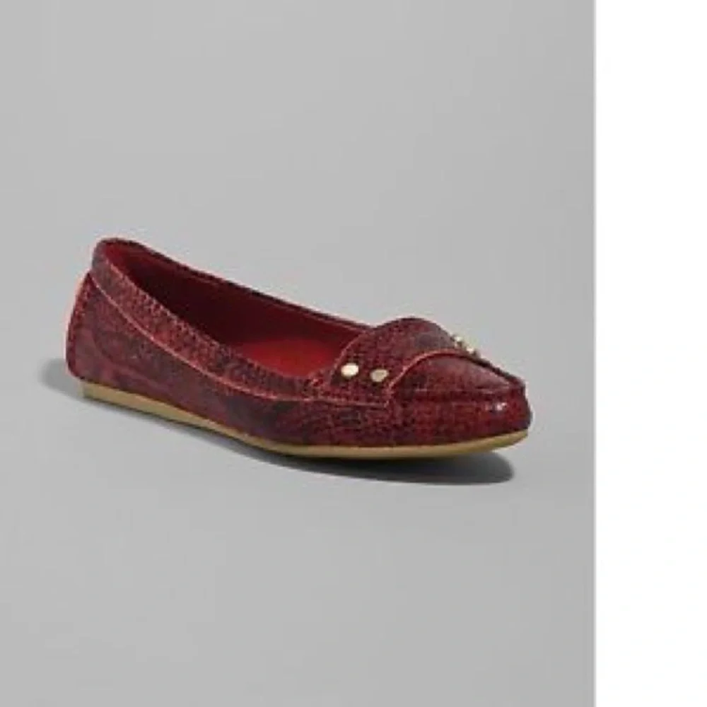 NEW GUESS BY MARCIANO Safia SnakePrint Flat SZ 8.5